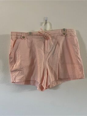 Torrid Pink Linen Shorts